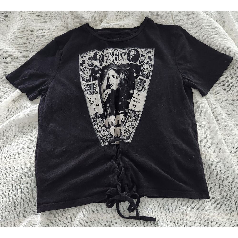 Lucky Brand Janis Joplin Vintage Style Graphic Rock T-Shirt – XS